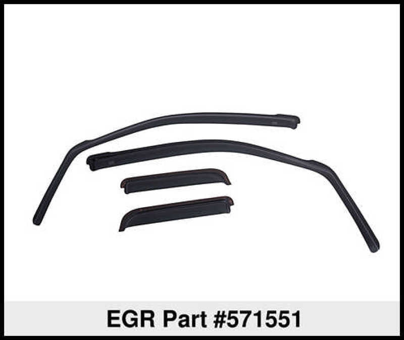 18C TERRAIN INCHANNEL WINDOR VISOR 4PC DARK SMOKE