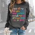 thumbnail image 2 of TINZ Chandails en Molleton Oversize pour Femmes Manches Longues Col Rond Imprimé Lettres Légers Amples Blouse Haut Tenue Alien Chandails en Molleton pour Femmes Garçons Années 80, 2 of 7