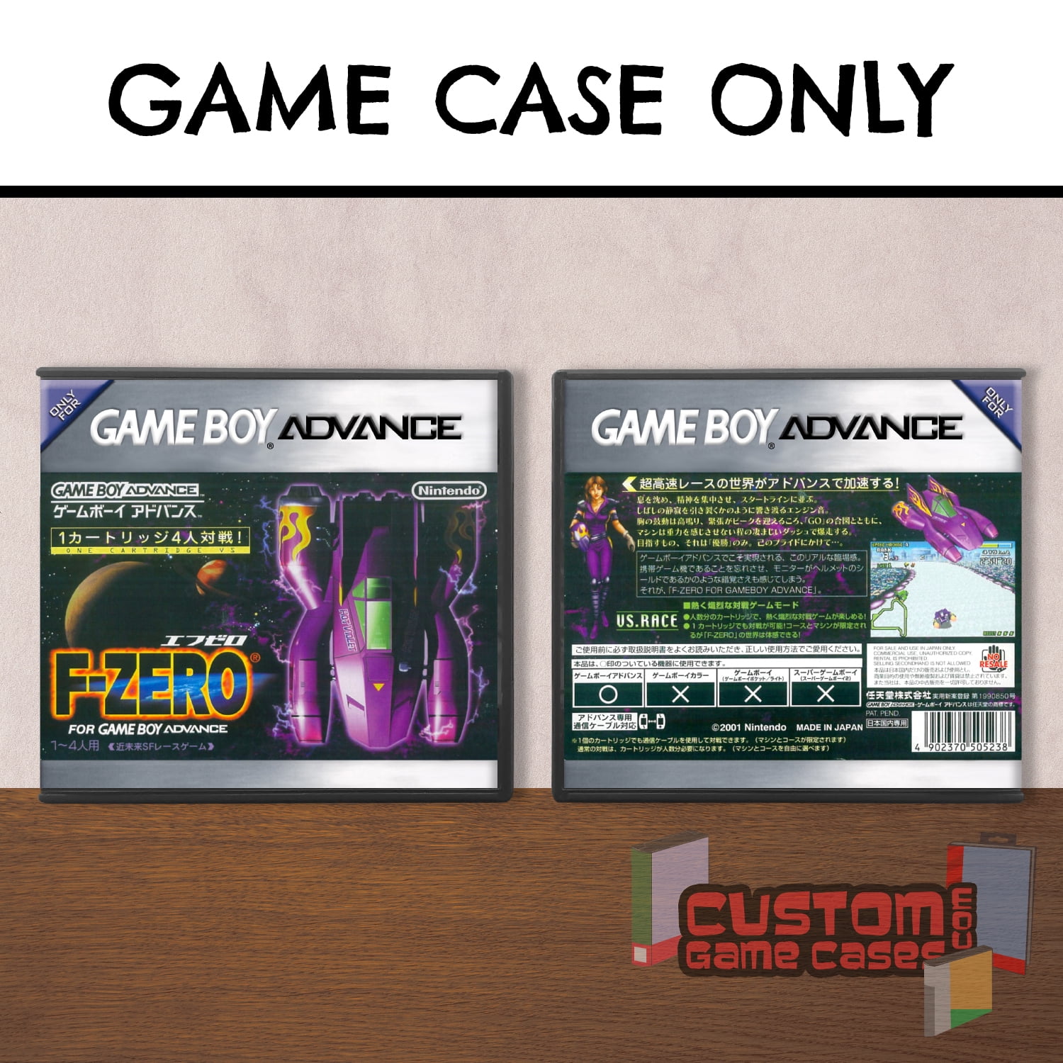 FZero Maximum Velocity (JP) (GBA) Game Boy Advance Game Case Only