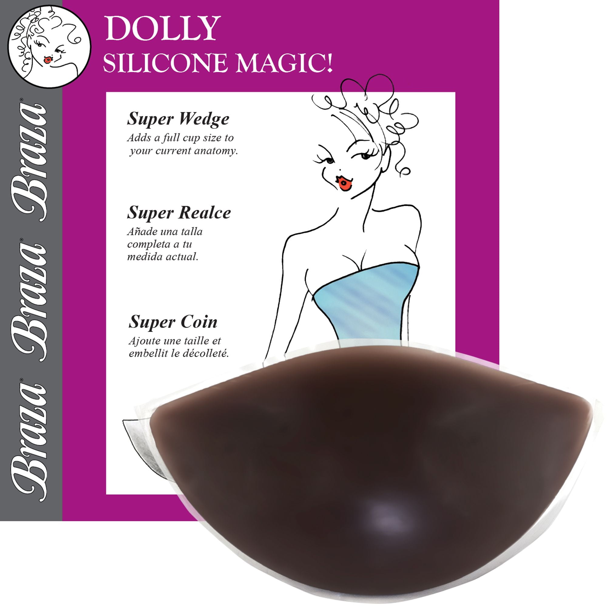 Braza Super Dolly Silicone Push-Up Pads