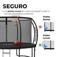 thumbnail image 4 of COOLSHT Trampolín Para Niños 10 Pies Con Canasta De Basket, 4 of 9