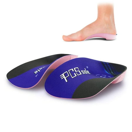 PCSsole’s 3/4 Orthotics Shoe Insoles High Arch Supports Shoe Insoles for Plantar Fasciitis, Flat Feet, Over-Pronation, Relief Heel Spur Pain（XL）