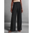 thumbnail image 5 of Katigan Women Wide Leg Pants High Waisted Business Casual Work Trousers Dressy Pants with Pockets Black XL, 5 of 8