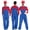 Adults Red, variant on Satmonnus Super Brothers Costume Halloween Cosplay Jumpsuits with Hat and Mustaches, Festivals and Carnivals, Fancy Dress Outfits Halloween Costumes, Family Matching Halloween Cosplay Outfits
