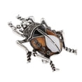 thumbnail image 4 of Realistic Brooches Rhinests Enamel Beetle Lapel Pin Badge Corsages, 4 of 8