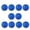 Blue, variant on Windfall Golf Ball, 10Pcs Hollow Practice Golf Sports Gym Playing Ball Toy for Indoor Training