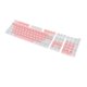 thumbnail image 2 of Juego de teclas de teclado de 108 piezas Accesorio Reemplazo directo Juego de teclas de teclado mecánico de fácil instalación para teclados mecánicos Blanco Rosa Baoblaze Teclas, 2 of 8