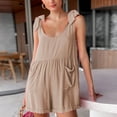 thumbnail image 3 of Jupe d'Été Confortable Décontractée pour Femmes Shorts de Poche Couleur Unie Shorts, 3 of 8
