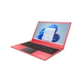 thumbnail image 1 of Pre-Owned Gateway 14.1" Ultra Slim Notebook, FHD, AMD Ryzen™ 5 3500U with Radeon™ Vega 8 Graphics, 256GB SSD, 8GB Memory, Tuned by THX™ Audio, Fingerprint Scanner, 1MP Camera, HDMI, Windows 11 Home, Red, 1 of 2