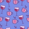 thumbnail image 1 of Ahgly Tapis d'Intérieur Carré à Motifs Bleu Ciel, 7 Pieds Carré, 1 of 6