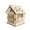 #012, variant on syligr DIY Easter Wooden House Craft Kit Build Your Own Easter Cottage Wood Model Kids Adults Holiday Decoration Spring Craft Project Home Decor Unpainted Structure