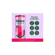Bloom Nutrition Sparkling Energy Drink, Variety, 12 fl oz Cans, 12 Pack
