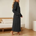 thumbnail image 6 of Stamzod Women's Nightgowns & Sleepshirts Winter Warm Comfy Hooded Pajama Dress Casual Loose Long Night Dress for Women XL, 6 of 8