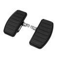 thumbnail image 1 of 2 piezas de almohadillas de goma para estribo de motocicleta, montaje práctico Negro, 1 of 8