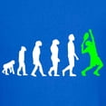 thumbnail image 3 of CafePress - Tennis Evolution (Green) T Shirt - Dark T-Shirt Kids XS-XL, 3 of 4