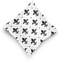 thumbnail image 5 of GZHJMY Mardi Gras Fat Tuesday Throw Pillow Covers Fleur De Lis Antique Black White Pillowcase Sofa Birthday Party Decor Back Cushion Case Housewarming Gift 20" × 20", 5 of 6
