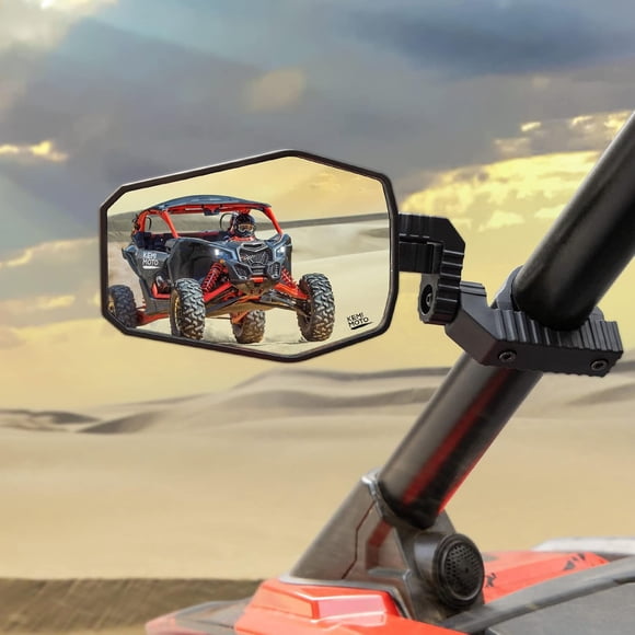 UTV Side Mirrors UTV Mirrors for .&#;Roll bar Adjustable Mirror Compatible with Polaris RZR Can Am Maverick X Pioneer Talon Teryx Gator CFMOTO