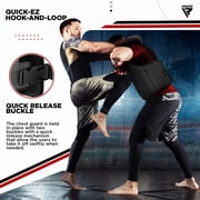RDX Chest Guard, MMA Kickboxing Muay Thai Boxing Body Protector, Sparring Training Heavy Punching, KARA Adjustable Strike Shield, Martial Arts Upper Body Ribs Protection Pad, Taekwondo Vest