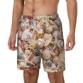 thumbnail image 2 of Balery Colorful Seashells Mens Swim Trunks Swim Shorts for Men Quick Dry Inseam Beach Shorts with Compression Liner Pocket-XX-Large, 2 of 9