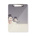 thumbnail image 1 of Festival de Navidad muñeco de nieve copo de nieve Portapapeles Carpeta de escritura Placa de soporte A4, 1 of 4