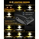 thumbnail image 3 of Faros Antiniebla LED para Motocicleta Auxbeam de 3 Pulgadas 60W 8 Modos 2 Piezas, 3 of 9