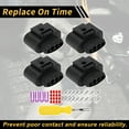 thumbnail image 7 of Unique Bargains 1Set 4 Pins Ignition Coil Connector Plug for Volkswagen Passat 1997-2015 Female Connector Terminal Housing Plug Connector No.4B0973724, 7 of 7