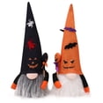 thumbnail image 2 of Halloween Decorative Supplies Spider Ghost Face Hat Luminous Doll Old Man Doll Window Decoration, 2 of 12