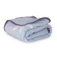 thumbnail image 4 of Frozen Winter Frost Adventures Kids Blue & Purple Coral Fleece Throw Blanket, Disney, 46" x 60", 4 of 11