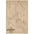 thumbnail image 3 of Gibbes 13x18 Black Modern Framed Museum Art Print Titled - Lands of Tideland Reclamation Co California, 3 of 5