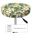 thumbnail image 4 of Lsque Lilies Flowers Round Bar chair cushion covers Velvet Fabric Premium Comfort Protects from Scratches and Stains for 14-17 Inch Chair- 13 inch, 4 of 7