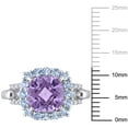 thumbnail image 2 of Everly Women's Amethyst and Tanzanite Sterling Silver Ring, 2 of 7