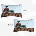 thumbnail image 2 of Haiem Pillowcase for Hair and Skin Queen Tractor plowing a field Printed Soft Pillowcase with Envelope Closure-20"x30", 2 of 6