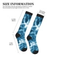 thumbnail image 4 of Pofeuu Blue Tie Dye Print Compression Socks for Women & Men Circulation - Best Support for Nurses,Running,Athletic,Sports, 4 of 7