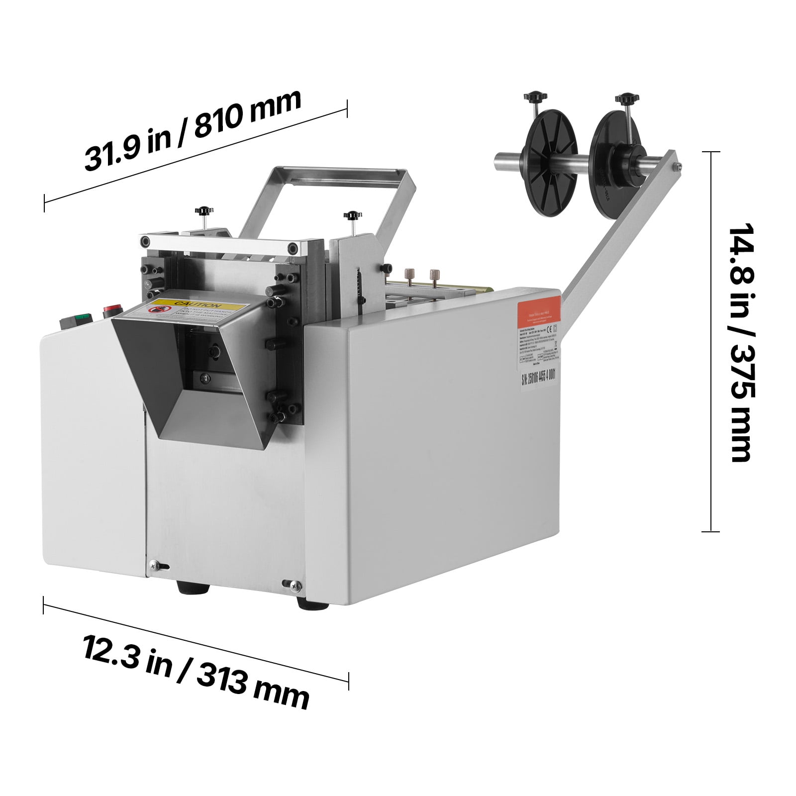 KFFKFF Automated Tubing Trimmer, Wire Pipe Slicing Equipment with 1mm-85mm Slicing Breadth, 0.1mm-99999.9mm Length, Auto Tubing Trimmer for Heat Contracting Tube, Fiberglass Tube, Wire