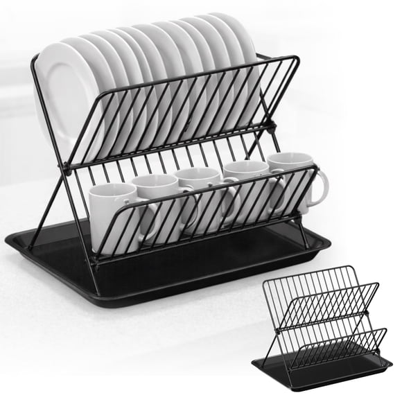 Escurridor Trastes 2 Niveles Ecomlab Acero Inoxidable
