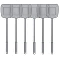 thumbnail image 1 of MR. SIGA Heavy Duty Long Handle Fly Swatter, Gray, 6 Pack, 1 of 1