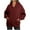 Wine, variant on Ashirexll Oversized Hoodies for Women, Womens Hoodies, Ladies' Winter and Fall Gradient Color Plush Sweater Casual Pocket Long Sleeve Hooded Sweatshirts