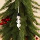 thumbnail image 1 of Puntoco Adornos navideños Adornos de muñeco de nieve feliz Adornos de decoración para árbol de Navidad Regalos navideños tejidos a mano, 1 of 6