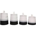 thumbnail image 2 of Youngs 21341 Rustic Modern Ceramic Canister - 4 Piece, 2 of 5