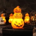 thumbnail image 5 of Steadline LED Tabletop Lantern,Battery Operated Pumpkin Shaped Light With Flameless Design,Portable Holiday Lamp For Mantel Window Display Indoor Gathering And Seasonal Scene Styling(Orange), 5 of 7