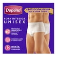 thumbnail image 3 of Ropa interior Depend nocturno ultra unisex L-XL 8 pzas, 3 of 7