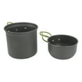 thumbnail image 3 of Ensemble de Cuisine de Camping, Kit de Cuisine Anti-Échaudage Sac à Dos Inodore Forte Qualité Alimentaire pour Poignée Orange Randonnée, Poignée Verte, 3 of 8