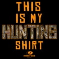 thumbnail image 2 of Men's Mossy Oak This Is My Hunting Shirt Orange Logo  Graphic Tee Black Medium, 2 of 5