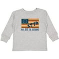 thumbnail image 3 of Inktastic Vintage US Flag Boys or Girls Long Sleeve Toddler T-Shirt, 3 of 5