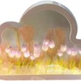 thumbnail image 2 of Cloud Tulip Night Light DIY Material Pack Lámpara de flor de espejo hecha a mano (púrpura) Ndcxsfigh Para estrenar, 2 of 6