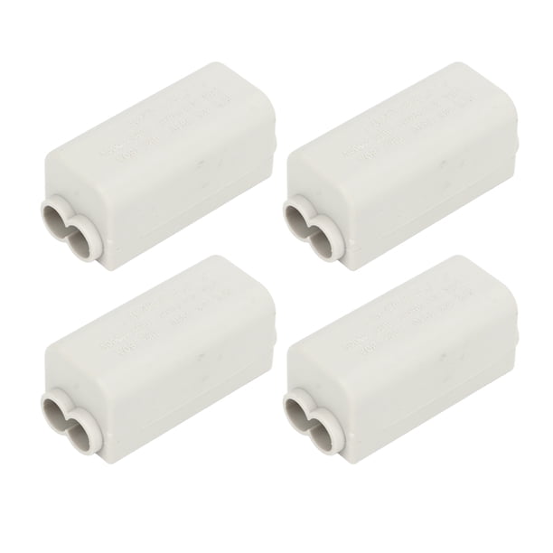 Conectores rápidos de cables, 4 piezas 2 en 2 Conector de cable de cableado rápido Conector de cable de cableado rápido Confiabilidad excepcional