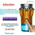 thumbnail image 3 of 4-Pack Premium True HEPA Replacement Filters Compatible with Dy*son V15 Detect, V15 Detect Absolute, V15 Submarine, V15 Detect Filter, V11 Animal Filter, V11 Filter, Part no 970013-0, 3 of 9