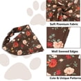 thumbnail image 2 of Dog Bandanas Plaid Reversible Triangle Bibs Scarf Accessories for Dogs Pets, 2 of 6