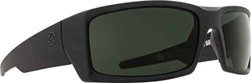 Men's Polarized General 673118973864 Black Wrap Sunglasses