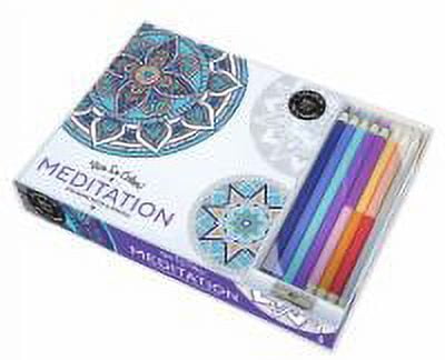 Smart Living Company Pencils for Adult Peace Top-Bound Coloring Book  Relaxation